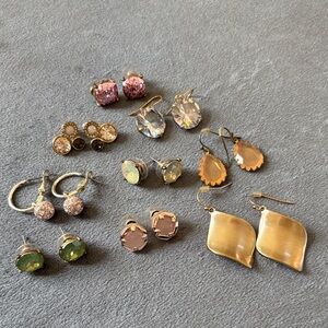 Nine (9) earrings sets.